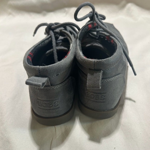 Skechers BOBS Women's Chill Luxe-Drifting Flat Ankle Boot Size 7 Gray EUC - Picture 5 of 8